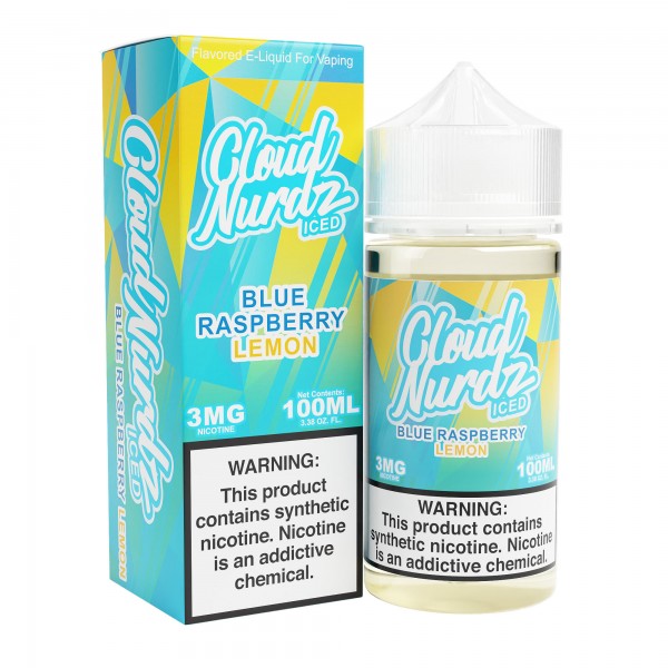 Cloud Nurdz Blue Raspberry Lemon Ice 100ml