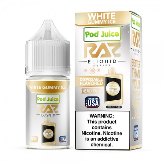 Pod Juice White Gummy Ice Salt 30ml