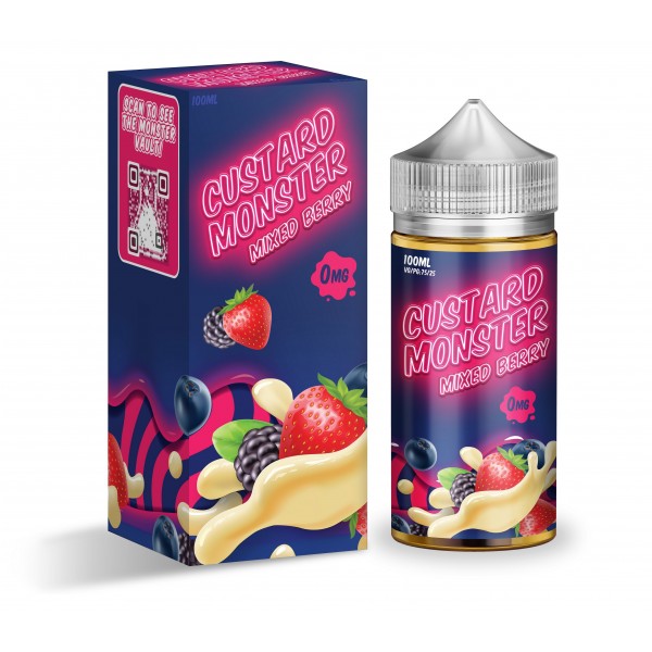Custard Monster Mixed Berry Custard 100ml