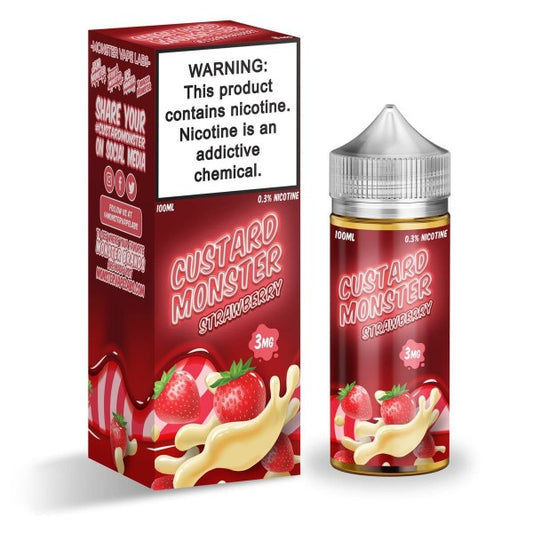 Custard Monster Strawberry 100ml