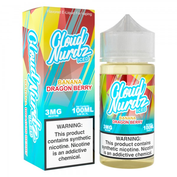 Cloud Nurdz Banana Dragon Berry Iced 100ml