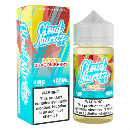 Cloud Nurdz Banana Dragon Berry Iced 100ml