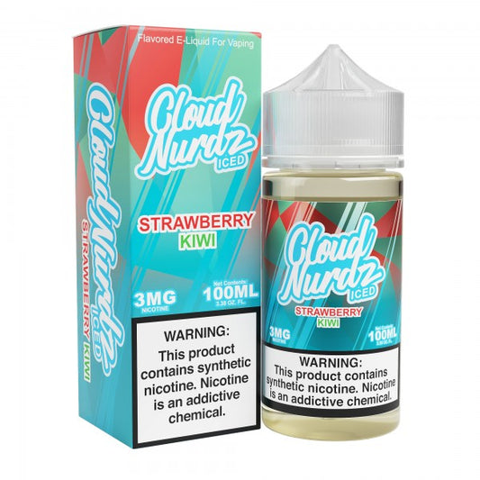 Cloud Nurdz Strawberry Kiwi Ice 100ml