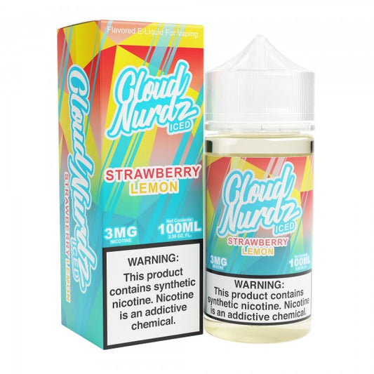 Cloud Nurdz Strawberry Lemon Ice 100ml
