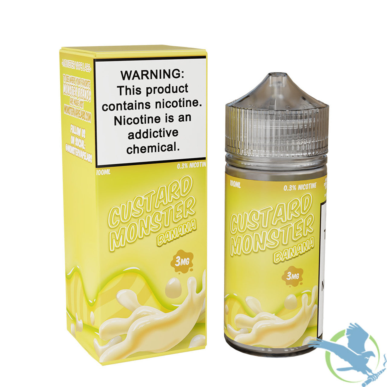 Custard Monster Banana Custard 100ml
