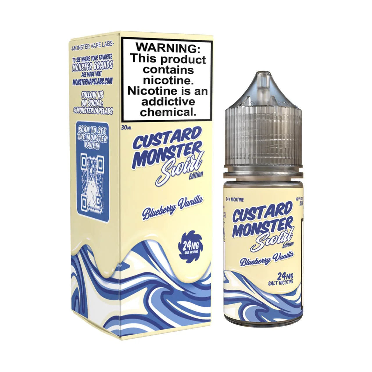 Custard Monster Blueberry Vanilla Swirl Salt 30ml