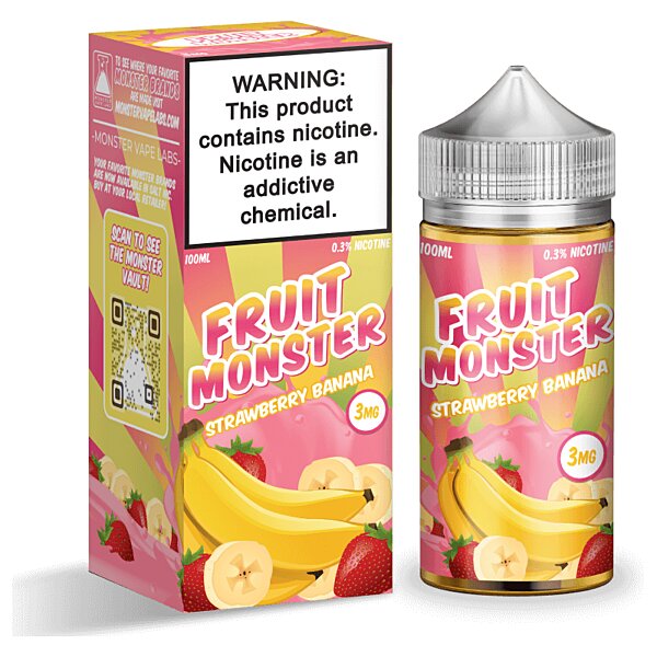 Fruit Monster Strawberry Banana 100ml