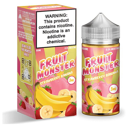 Fruit Monster Strawberry Banana 100ml