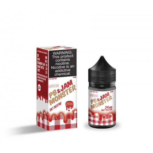 Jam Monster PB & Strawberry Salt 30ml