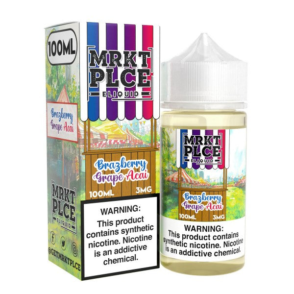 MRKT PLCE Brazberry Grape Acai 100ml