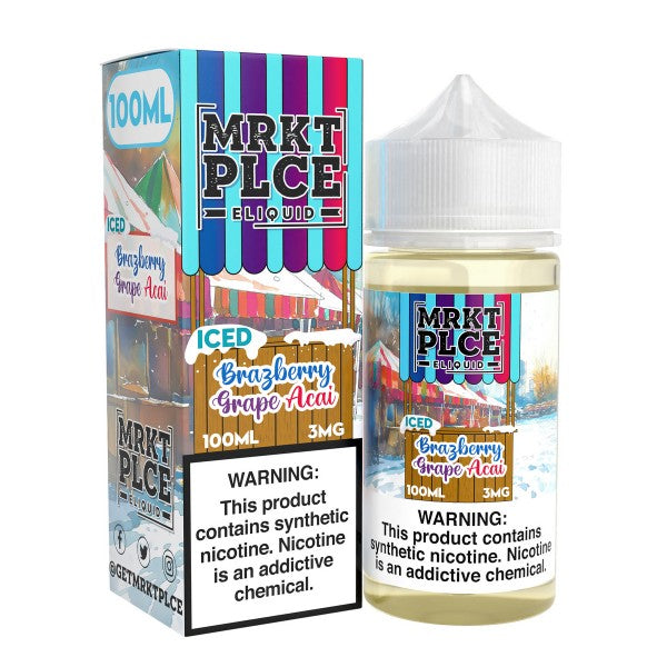 MRKT PLCE Brazberry Grape Acai Iced 100ml