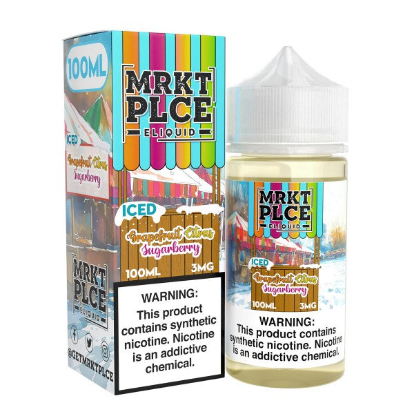 MRKT PLCE Grapefruit Citrus Sugarberry Iced 100ml