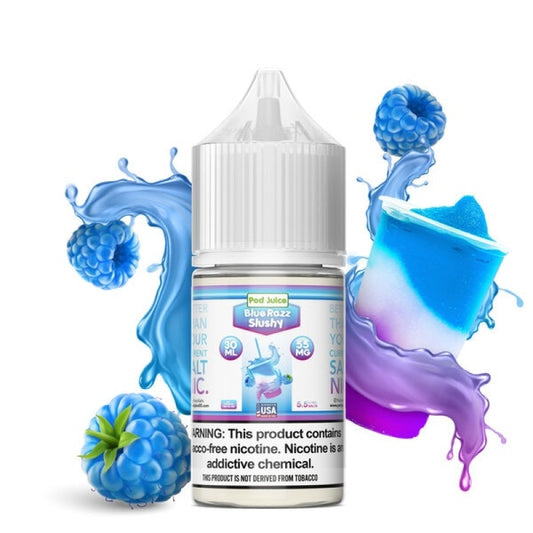 Pod Juice Blue Razz Slushy Salt 30ml