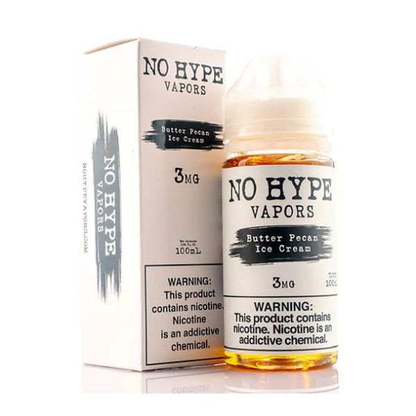 No Hype Butter Pecan Ice Cream 100ml